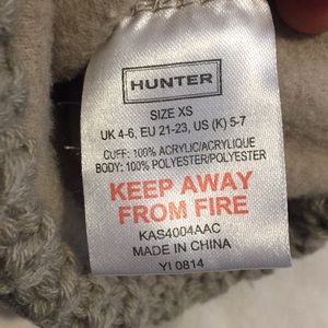 Hunter Accessories - Hunter size xsmall socks leg warmers gray knitted Hunter Accessories - Hunter size xsmall socks leg warmers gray knitted